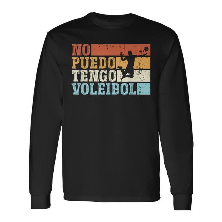Divertido No Puedo Tengooleibol Jugador Deoleibol Camiseta de manga larga