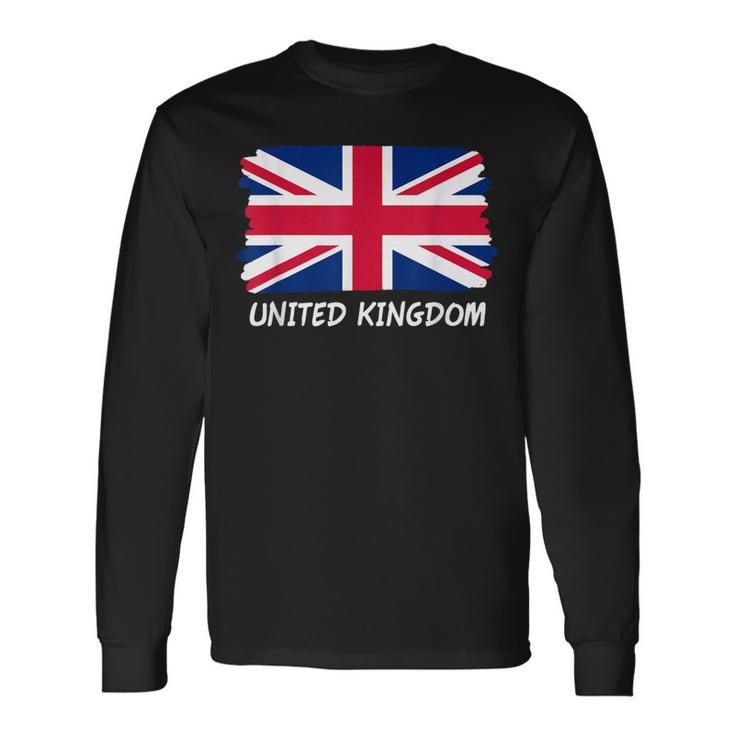 Drapeau Du Royaume-Uni T-shirt à manches longues