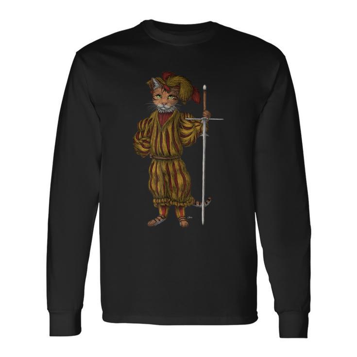 Espada De Gato Renacentista Alemana Landsknecht Hema Camiseta de manga larga
