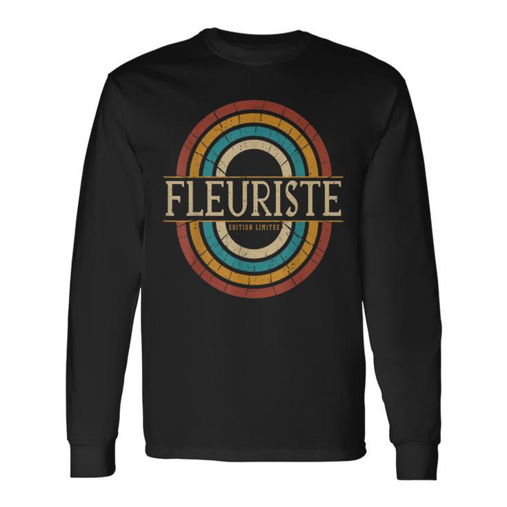 Fleuristeintage Retro T-shirt à manches longues