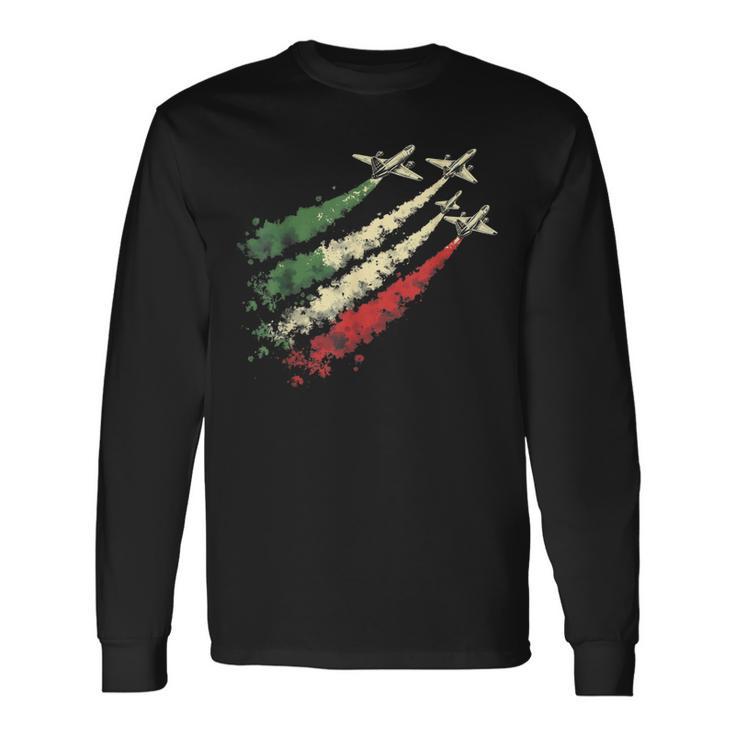 Force Aérienne Italienne Frecce Tricolori T-shirt à manches longues