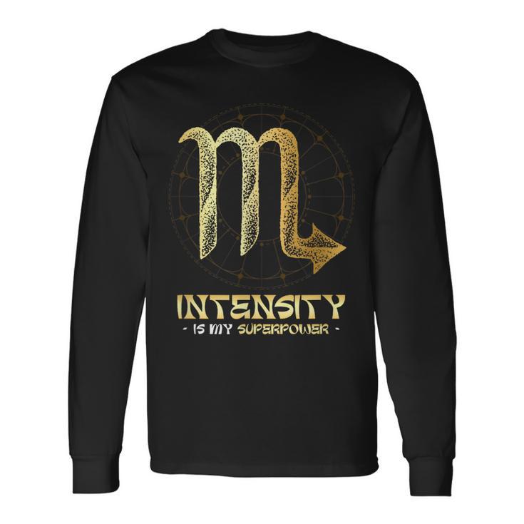 Horóscopo Del Zodiaco Escorpioigno Del Zodiaco Escorpio Camiseta de manga larga
