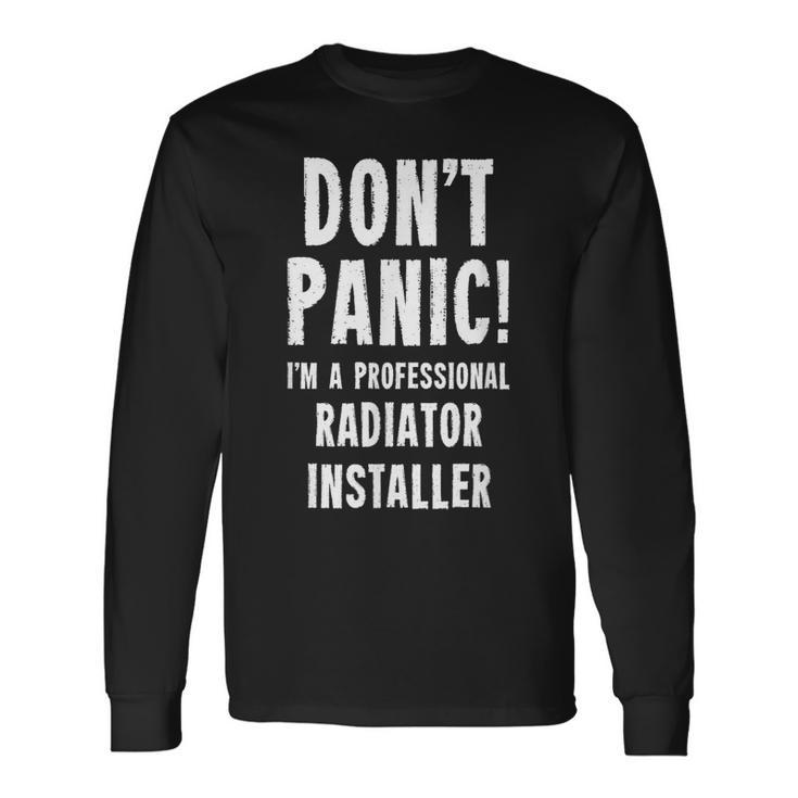 Installateur De Radiateur T-shirt à manches longues