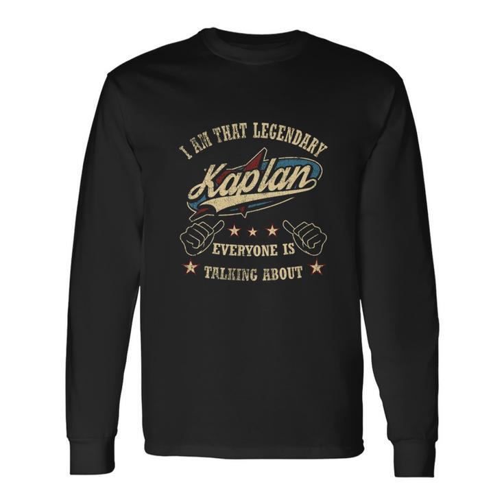 Kaplan Shirt The Perfect Name Long Sleeve T-Shirt
