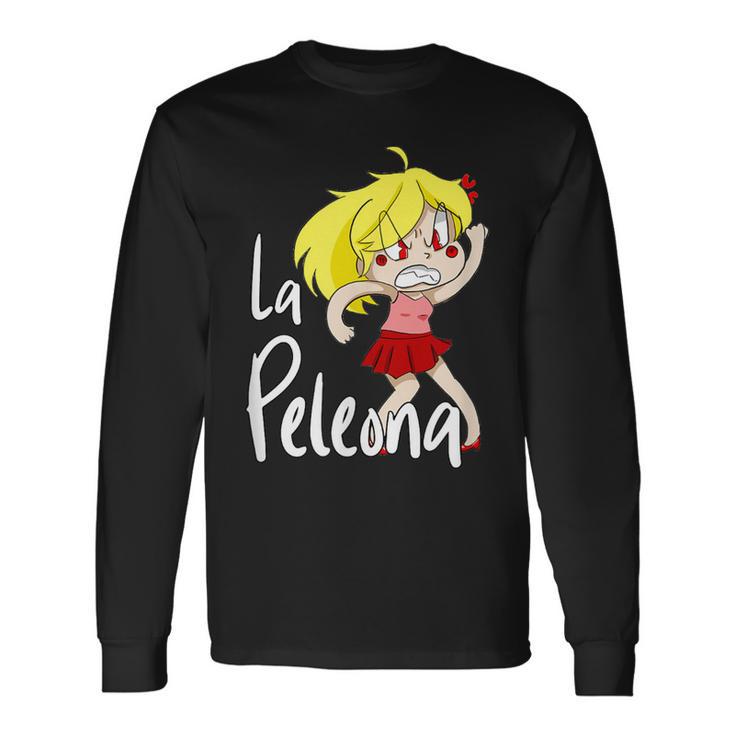 La Peleona Y La Que La Aguanta Camisa Para Parejas Camiseta de manga larga