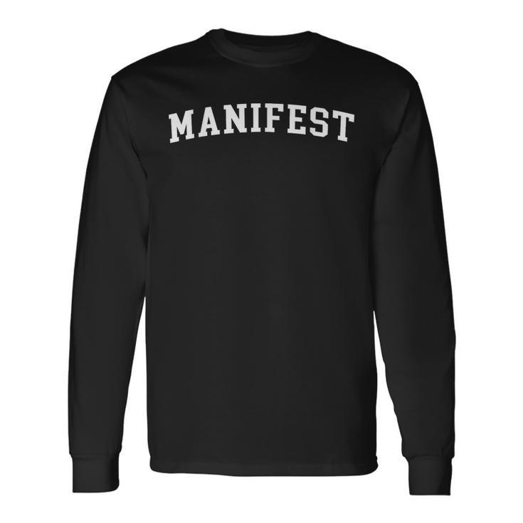 Manifeste T-shirt à manches longues