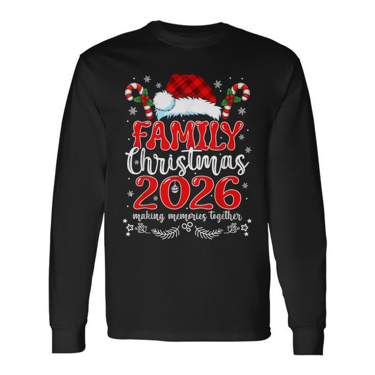 Matching Family Christmas 2026 Pajama Xmas Squad Long Sleeve T-Shirt