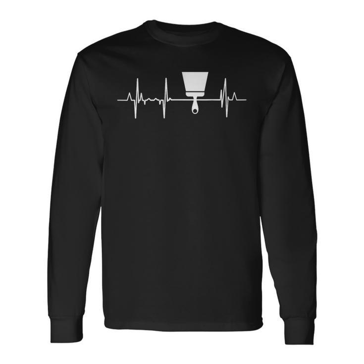 Peintre De Battements De Cœur T-shirt à manches longues