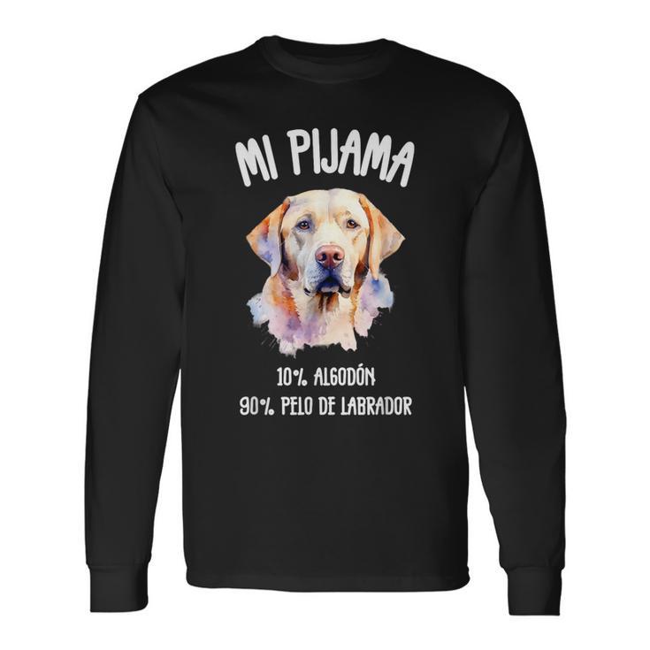 Perro Labrador Regalo Humor Pijama Camiseta de manga larga