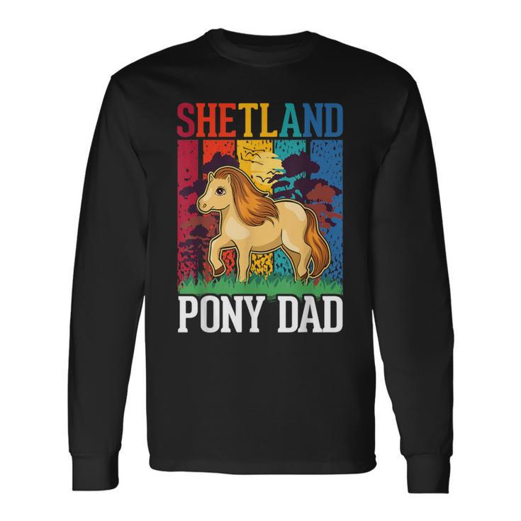 Ponyhetland Papà Maglietta a maniche lunghe