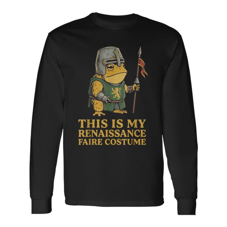 This Is My Renaissance Faire Costume Long Sleeve T-Shirt