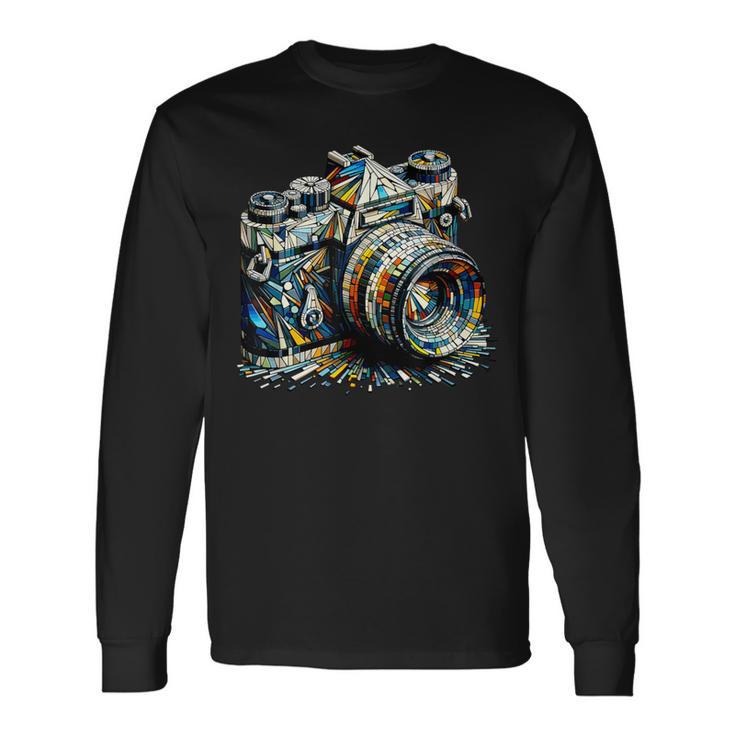 Vintage Appareil Photo Photographe Photographie T-shirt à manches longues