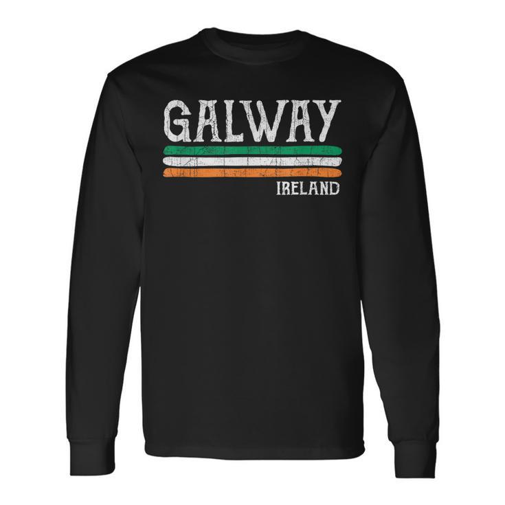 Vintage Galway Irlanda Irlandés Camiseta de manga larga