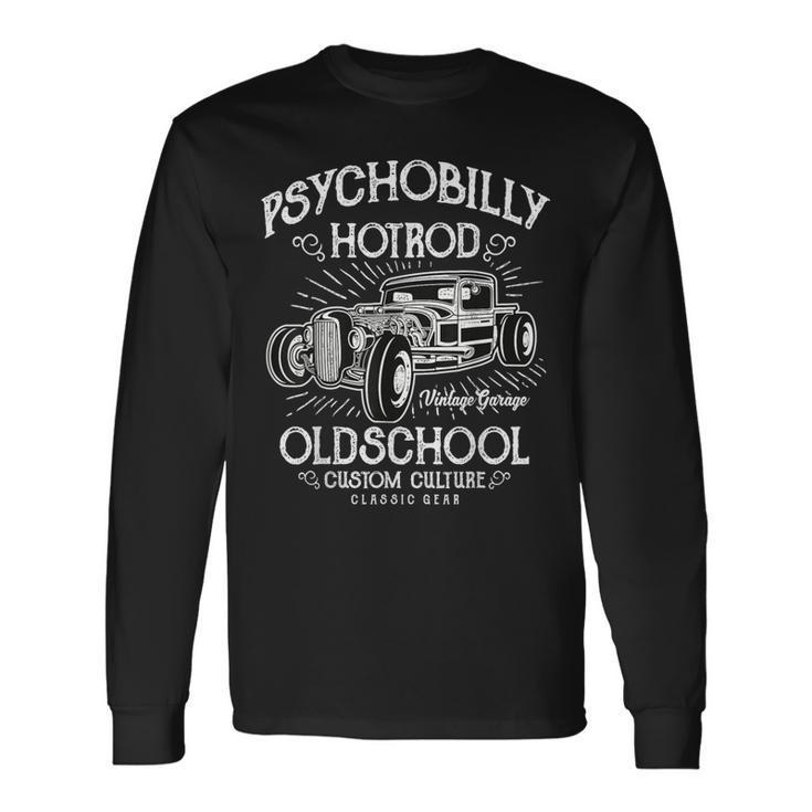 Voiture Classique Pour Homme Oldchoolintage Hot Rod T-shirt à manches longues