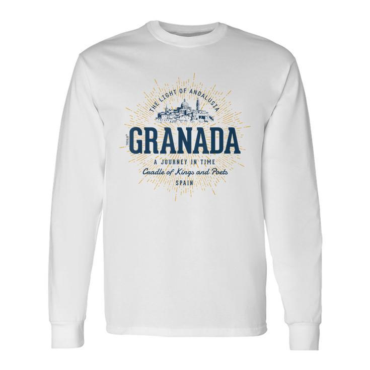España Estilo Retro Granadaintage Camiseta de manga larga