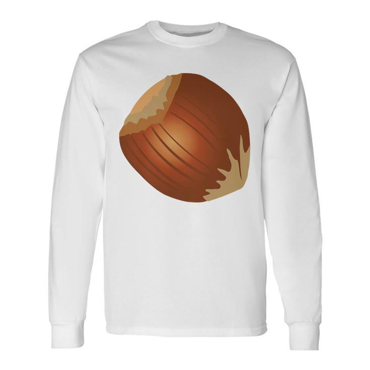Vraiment Comme Les Noisettes Noisette Haut De Gamme T-shirt à manches longues