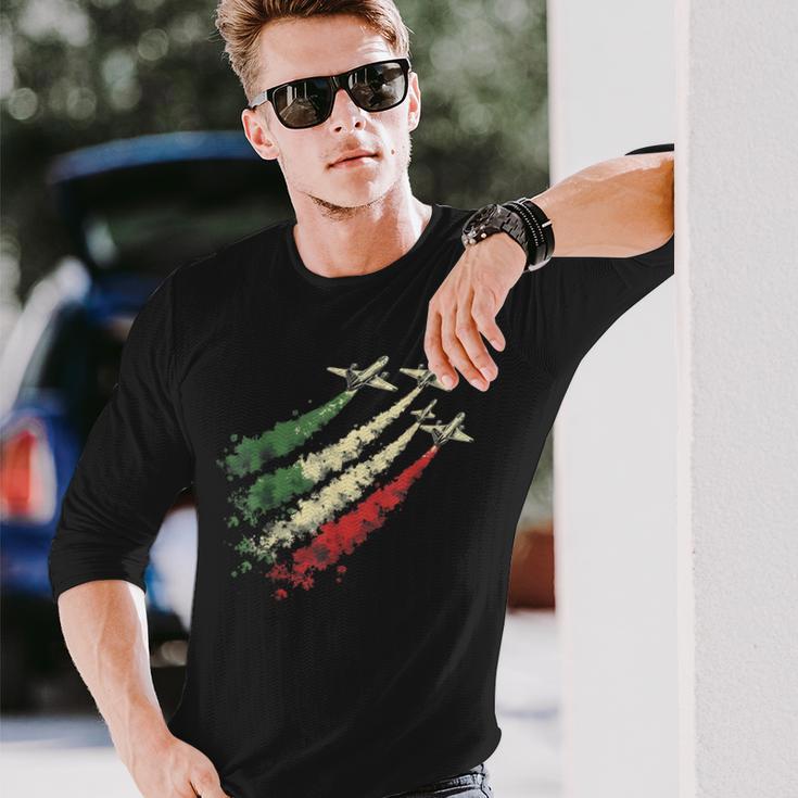 Force Aérienne Italienne Frecce Tricolori T-shirt à manches longues Cadeaux pour lui
