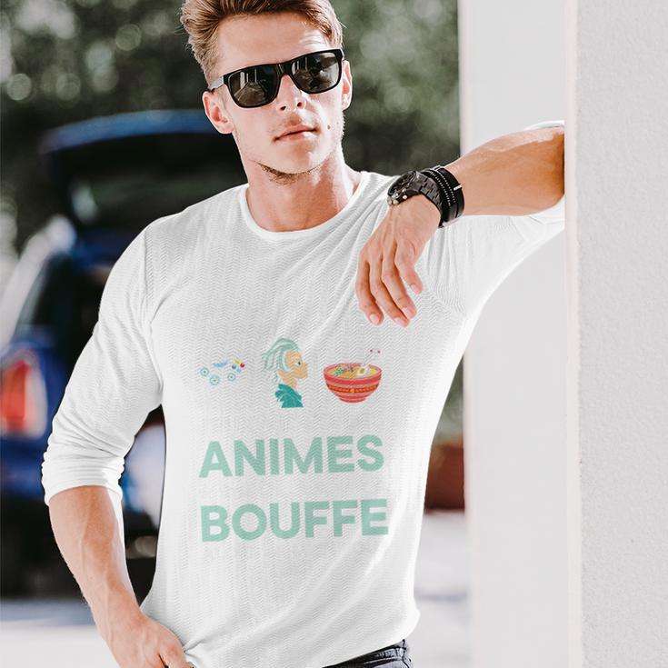 Jeuxideo Les Animes Ou La Bouffe Japon Animé Cadeau Manga Haut De Gamme T-shirt à manches longues Cadeaux pour lui