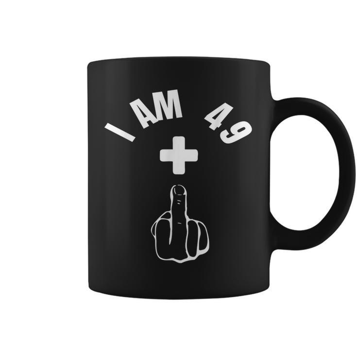 I Am 49 1 Doigt D'honneur Humoristique 50 Ans Tasse