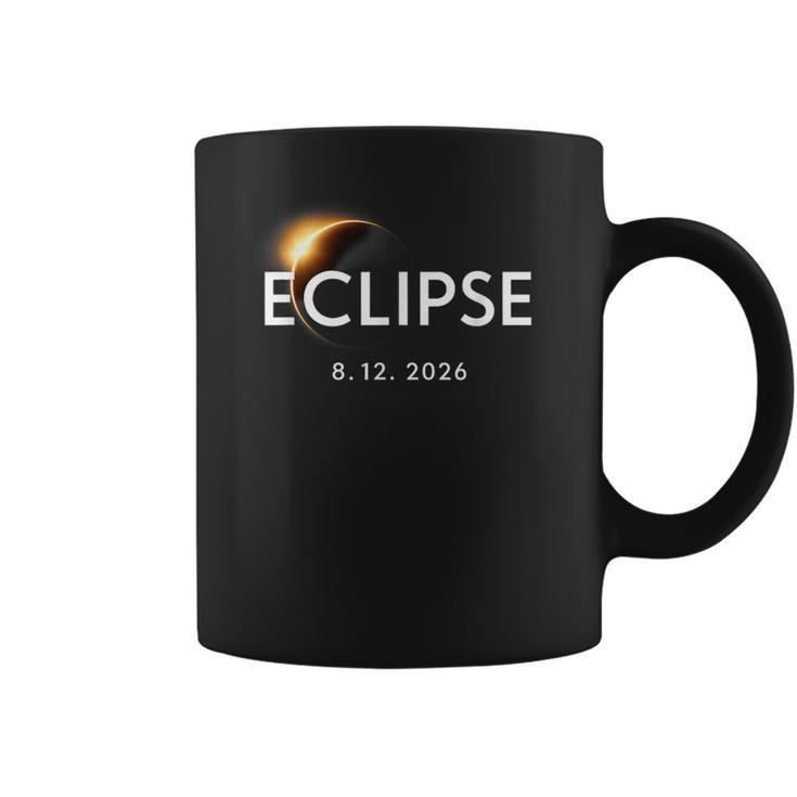 Astronomía Minimalista Eclipse De Alineaciónolar Agosto De 2026 Taza de café