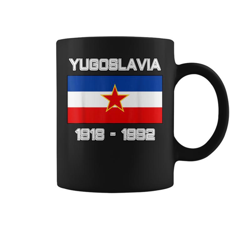 Bandera Jugoslavija República Federativaocialista De Yugoslavia Taza de café