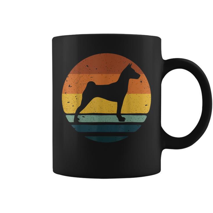 Basenjiintage Mammaintage Papà Retro Dog Cane Carino Reg Tazze