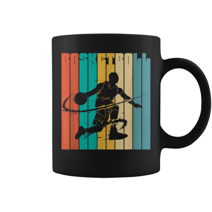 Basketball Basket Retro -Intage Basketball Taza de café