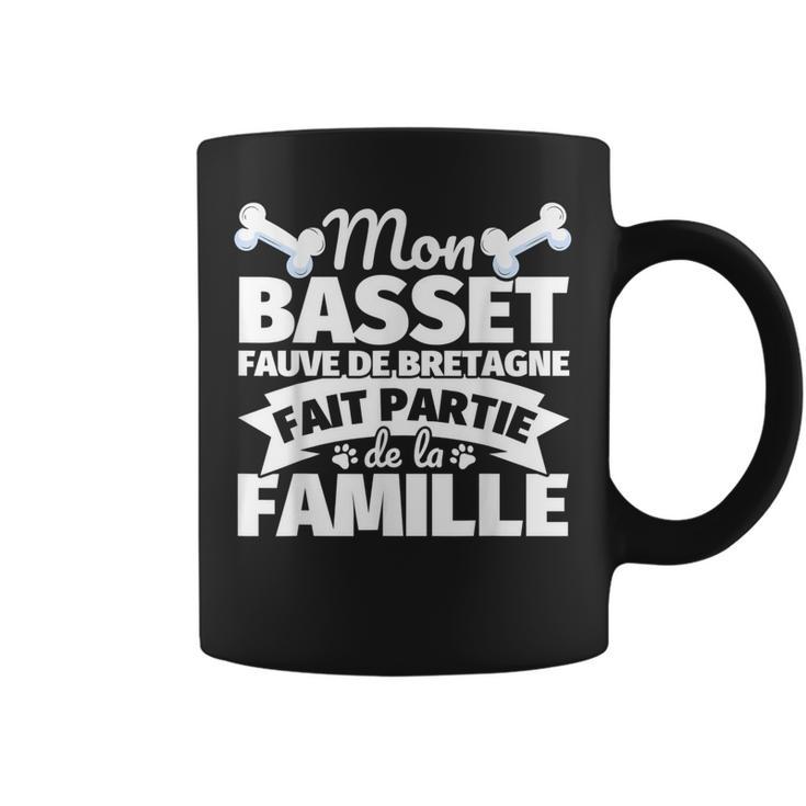 Basset Fauve De Bretagne Drôle Partie De La Famille Tasse