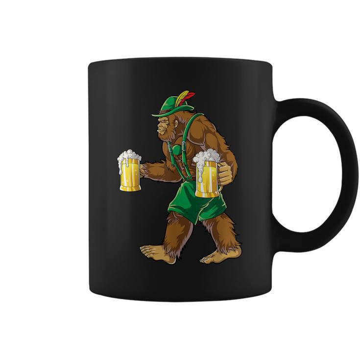 Bigfoot Lederhosen T Oktoberfest Taza De Cerveza Para Hombre Taza de café