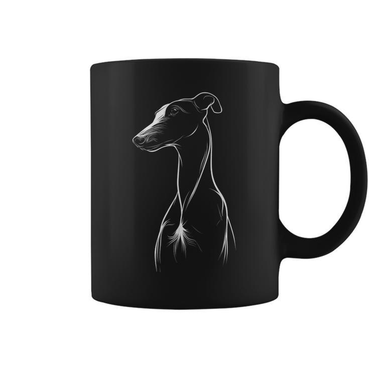 Bonito Diseño De Perro Galgo Taza de café
