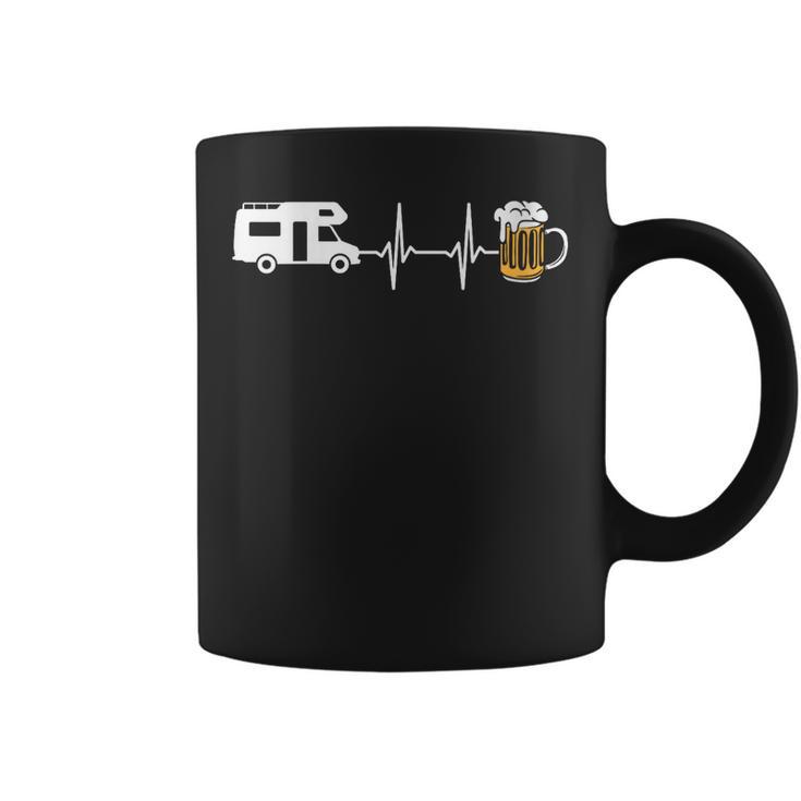 Camping Autocaravana Cerveza Camper Cuello Taza de café
