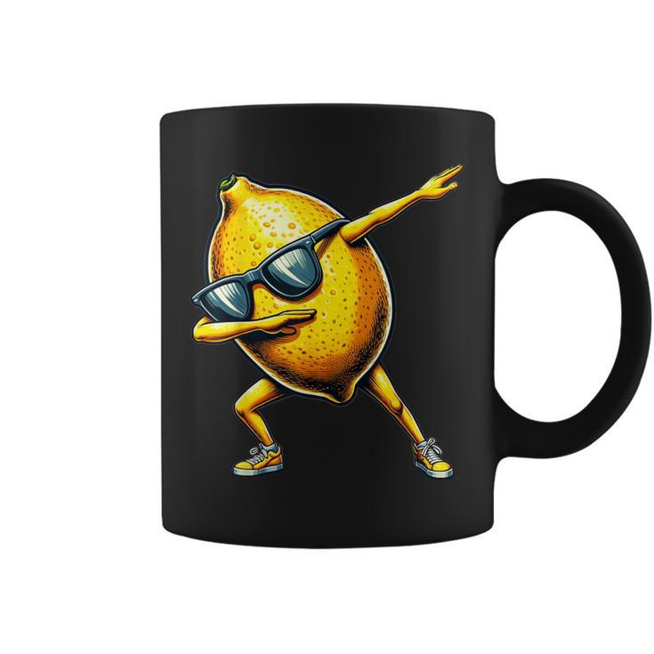 Citron Amusant Avec Un Motif Tasse