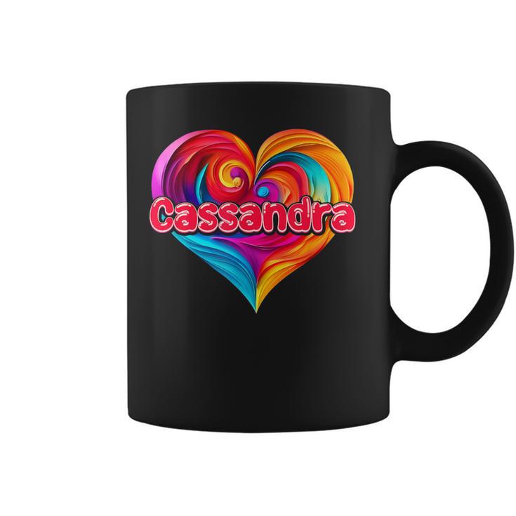 Coloré Avec Inscription I Heart Love Cassandra Tasse