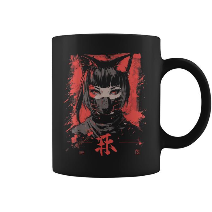 Cyberpunk Japanese Harajuku Taza de café