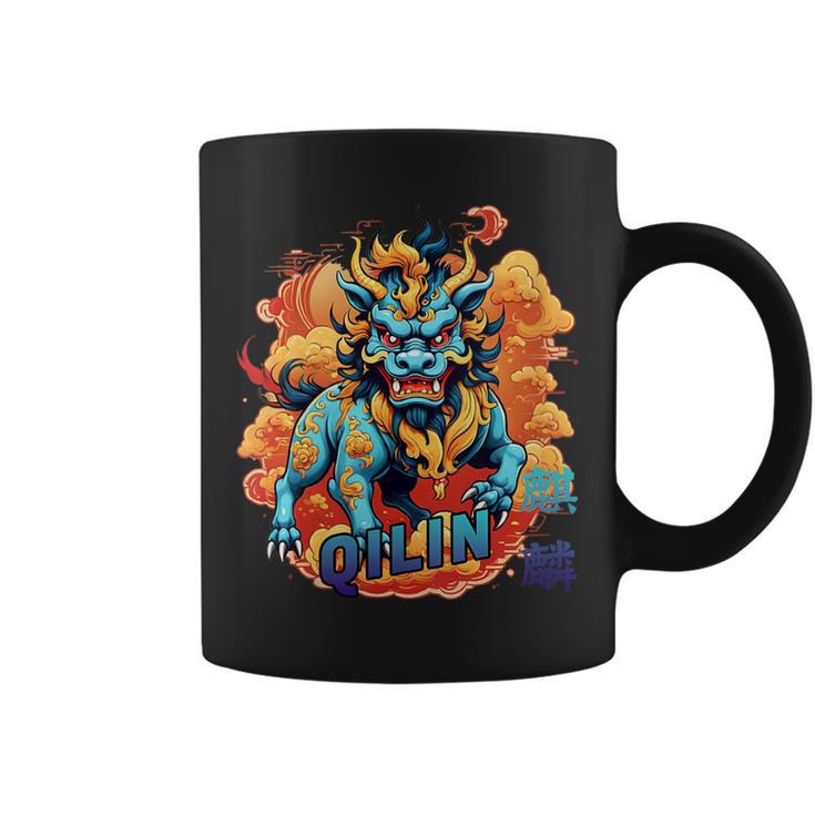 Danse Licorne Chinoise Kung Fu Qilin Tasse