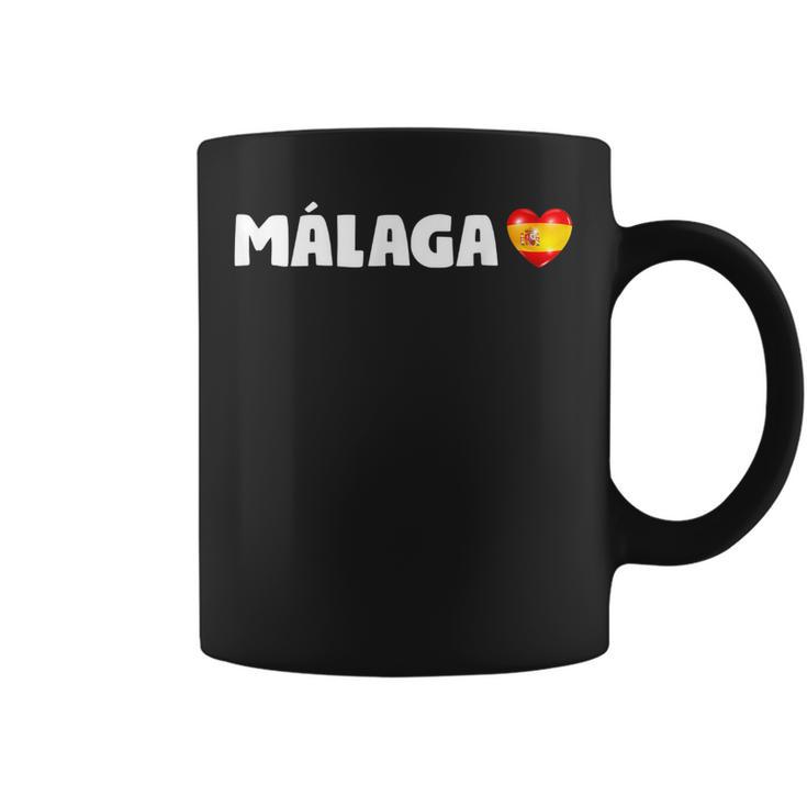 De La Ciudad De Málaga Con La Bandera De España Tasse