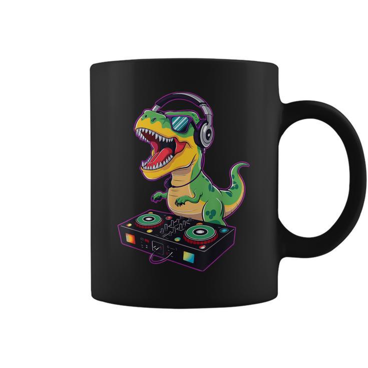 Dinosaure Cool Dj T-Rex Tasse