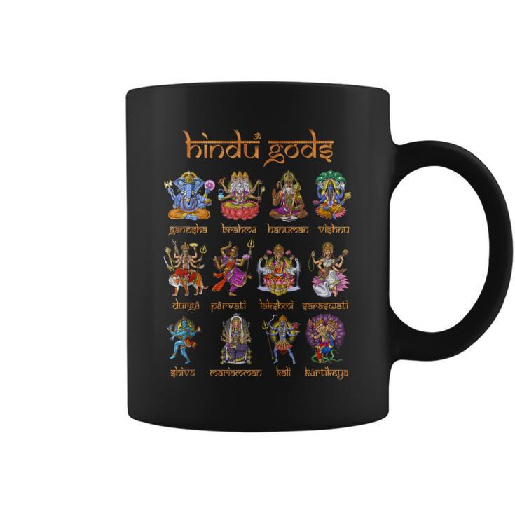 Dios Hindúhiva Ganesha Hanuman Hinduismo Diosa Kali Yoga In Mangas Taza de café
