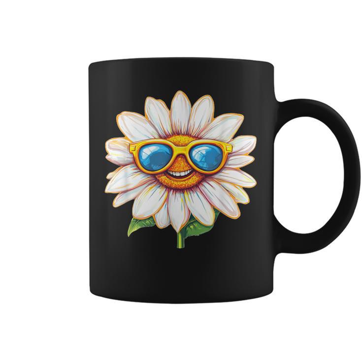 Divertidas Margaritas Con Gafas Deol Para Margaritas Y Temporada De Flores Taza de café