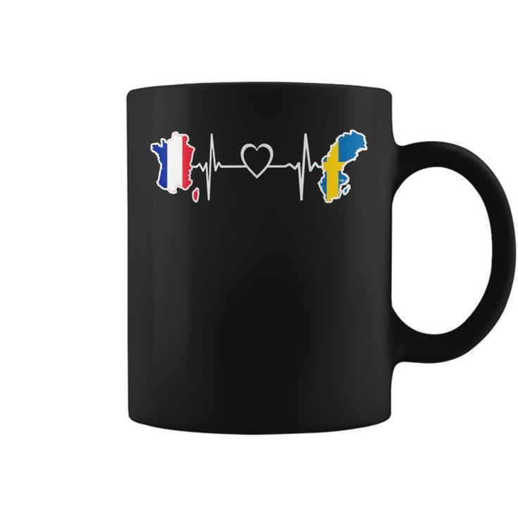 Drapeau De Lauède Franceuédoise Tasse
