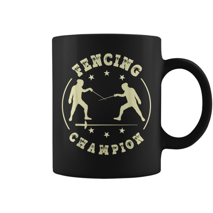 Esgrima Camisa Deable Espada Diseño Deportivo Para Esgrima Taza de café