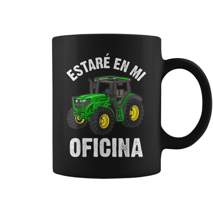 Estaré En Mi Oficina Tractor Agricultor Granjero Tractores Taza de café