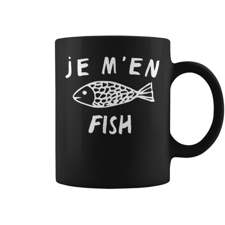Je M'en Fish Regalo Hombre Adolescente Niño Familia Taza de café