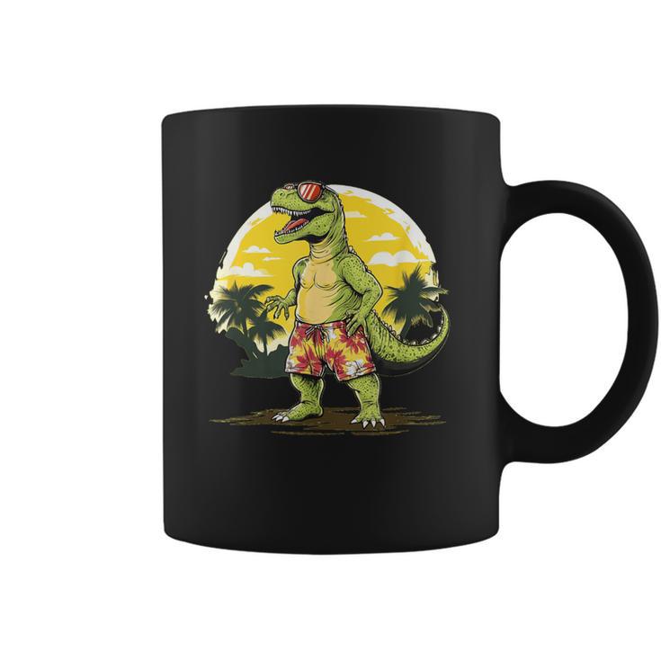 Joli Dinosaure Deacances Enhort Pour Les Fans De Plage Et D'été Tasse