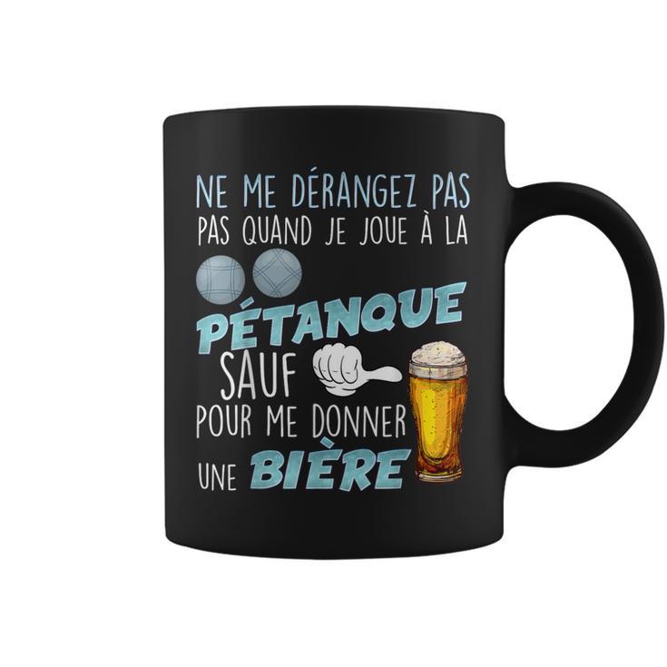 La Pétanque Et La Bière Priorités Claires Humour Papa Papy Tasse