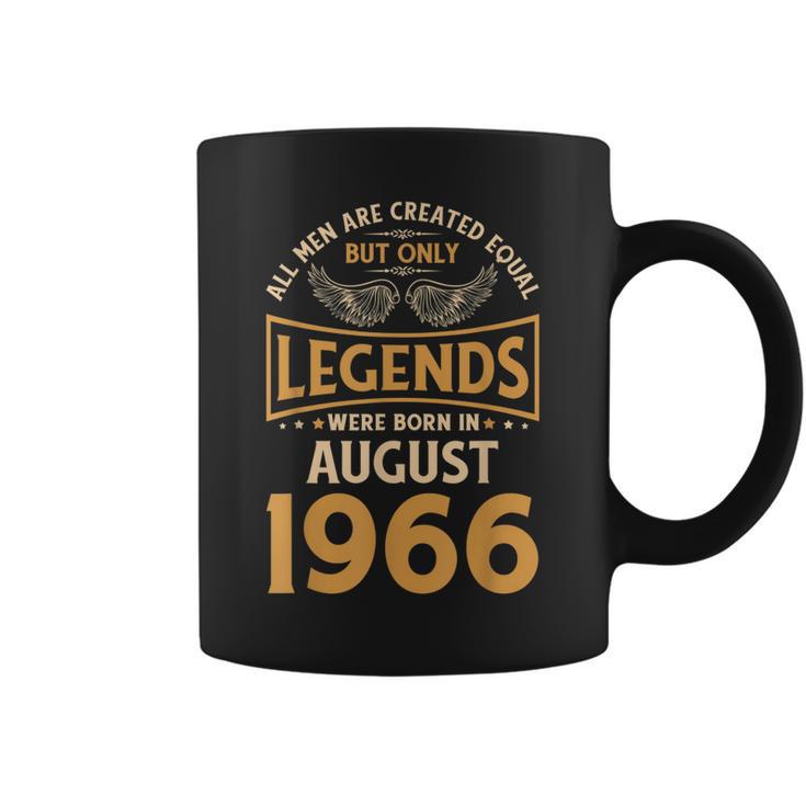 Les Légendes D'anniversaireont Nées En Août 1966 Tasse