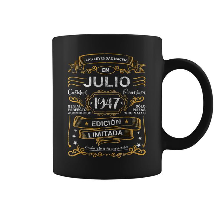 Leyendas Nacen Julio 1947 Cumpleaños Hombre Taza de café