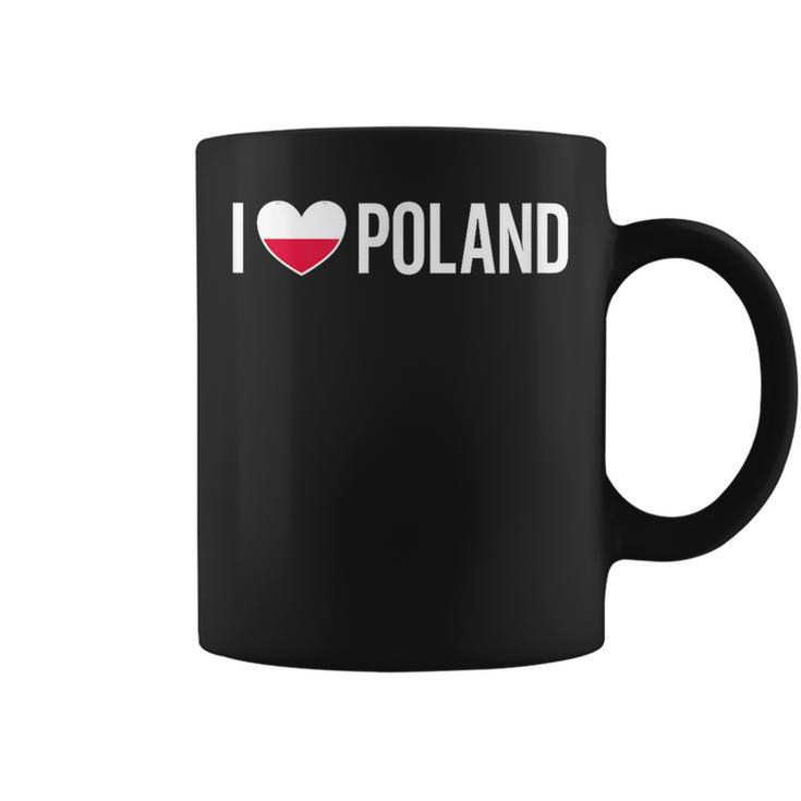 I Love Poland Pologne Polska Drapeau Polonais Polski Tasse