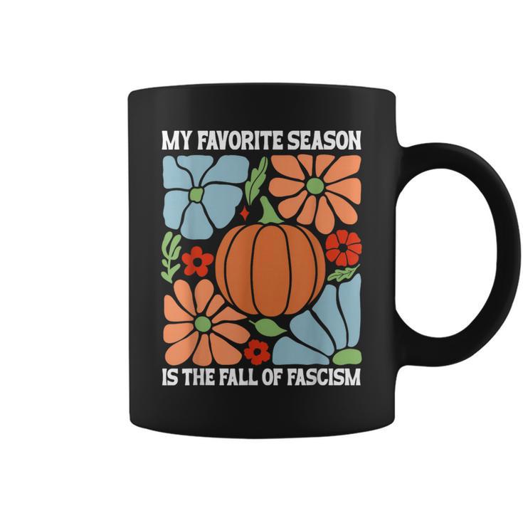 My Favoriteeason Is The Fall Of Fascismign Anti Fascism コーヒーマグ
