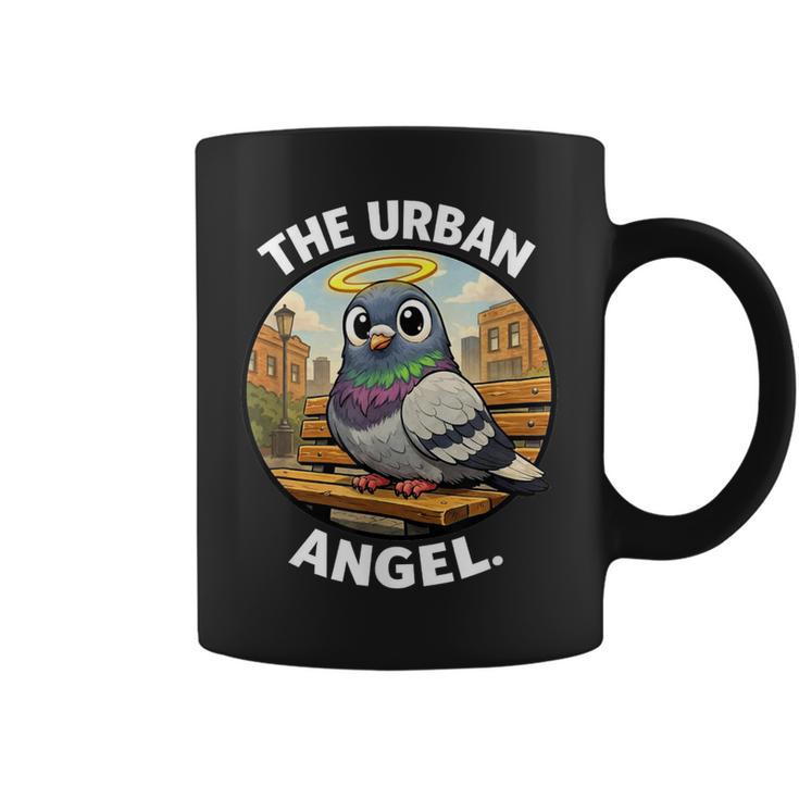 Palomas De Apoyo Paloma Urbana Irónica Taza de café